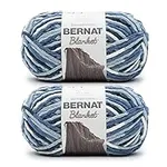 Bernat Blanket Faded Blues Yarn - 2