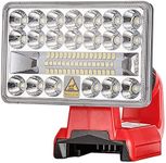 Work Light 18W 2000lm Rechargeable For Milwaukee, M18 for Milwaukee Lamps Outdoor LED Light Flashlight, Spotlight Suitable for Milwaukee Li-ion battery 18V 48-11-1815 48-11-1820 (Tool Only) (Portable)