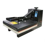 Print Digits 15x15 Inch Multi-Function Heat Press Machine – Heavy Duty for T-Shirts Printing, DTF, Sublimation, Vinyl, Stone Pasting, Mouse Pad – Edge-to-Edge Heating for Professional Results