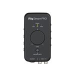 IK Multimedia iRig Stream Pro Streaming audio interface with in-line multi-input mixer, professional quality streaming, right in the palm of your hand.