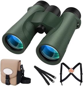 occer 10x42 Professional Binoculars Adults, Easy Focus Compact Binoculars with Shoulder Strap Carrying Bag, Waterproof Premium Optics Binocular Perfect for Hunting Cruise Ship