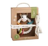 Sophie La Girafe So Pure Colorings - 100% Natural Rubber teether for Babies from 3 Months to 12 Months - BPA Free