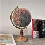 GLOBE DADDY Antique Educational World Globe for Home Décor,Kids and Students Learning Toy, Office Table, Gift Showpiece (Political Map- Vintage Green)