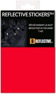 B REFLECTIVE 3M® Colors™, Cut-Out Retro-Reflective Sticker Sheet, Multi Support: Bicycle, Scooter, Motor Scooter, All Helmets, 3M Technology, 20x30 cm, Red