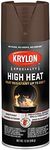 Krylon K01709077 High Heat Spray Paint, 12 Ounce (Pack of 1), Brown