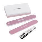 Tweezerman Exclusive Rose Tea Essential Pedicure Kit, 4 Piece set