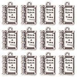 SUNNYCLUE 1 Box 80Pcs Book Charms Inspirational Message Charms Graduation Charms Book Charm Bulk School Book Shaped Charms for Jewelry Making Charms DIY Earrings Bracelet Necklace Craft Women Adult