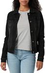 Riders by Lee Indigo Women's Denim Jacket, Washed Black, X-Small