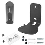 EMAQUIN Wall Mount Bracket for Sonos Roam/Sonos Roam SL (Sturdy Metal,Durable Paint Finish,Easy Install on The Wall,Compatible with Sonos Roam/Sonos Roam SL,Black)