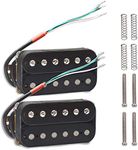 SAPHUE Electric Guitar Humbucker Pickups Double Coil Guitar Bridge Pickup & Neck Pickups Set (Black)