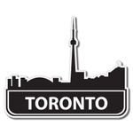 AK Wall Art Toronto Canada Vinyl Sticker - Select Size