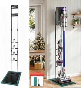 EZ SPARES Vacuum Stand for Dyson,Stable Metal Storage Bracket Stand Holder for Dyson Handheld V6 V7 V8 V10 DC30 DC31 DC34 DC35 DC58 DC59 DC62 Cordless Vacuum Cleaners & Accessories & Attachments