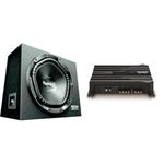 Sony Car Subwoofer XS-NW1202S 30 cm (12 inch) Box Woofer with Shallow Enclosure (Black), Peak Power