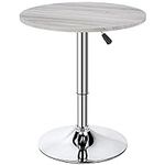 Yaheetech Round Pub Table Height Ad