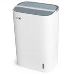 VonHaus Desiccant Dehumidifier 7L/Day – 3 Modes, 8 Hour Timer, Low Noise, Carry Handle – Ideal for Damp and Condensation, Laundry Drying, Prevents Mould & Smells – For Home, Bedroom, Bathroom & More