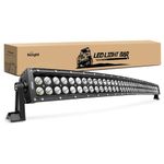 Led Light Bar Nilight 42Inch 240W Curved Spot Flood Combo Led Off Road Lights Super Bright Driving Light Boat Lights Driving Lights LED Work Light,2 Years Warranty