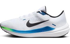 Nike Winflo 10 Men's Road Running Shoes (DV4022-103, White/Star Blue/Green Strike/Black) Size 9.5, White Black Star Blue Green Strike, 9.5