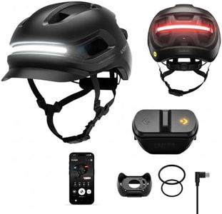 UNIT 1 Aura Smart Bike Helmet (Medium) Bundle with Wireless Handlebar Remote | MIPS + NTA-8776 E-Bike Certified | Integrated Turn Signals & Brake Light | Crash Detection | USB-C Rechargeable