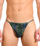 Kiniki Men's Tan Through Swim Tanga Swimwear - Havana