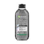 Garnier Micellar Cleansing Jelly Water, All-in-One Cleanser & Makeup Remover, With Charcoal and Salicylic Acid, Purifying, Reduces Imperfections, No Rinsing, Suitable for Acne-Prone Skin, 400ml