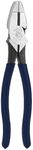 Klein Tools D213-8NE Pliers, 8-Inch Side Cutters, High Leverage Lineman's Pliers Cut Copper, Aluminum and other Soft Metals