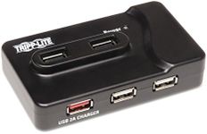 Tripp Lite 6-Port USB-A 3.0 SuperSpeed Hub, 2x USB 3.0, 4x USB 2.0 & 2A Charging Port for Fast Charging (U360-412)