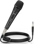 TONOR Dynamic Karaoke Microphone for Singing with 4.5m XLR Cable, Metal Handheld Mic Compatible with Karaoke Machine/Speaker/Amp/Mixer for Karaoke Singing, Speech, Wedding, Stage and Outdoor Activity