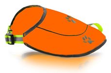 Dog Safety Reflective Vest -Hunting Waterproof Orange Vest for Best Visibility at Day and Night with Clasps, Connectors Comfortable Adjustable Weatherproof Size, XS S M L XL XXL (XL, Orange)