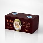 Bemaystar Pet Memorial Urns for Dog or Cat Ashes, Personalized Small Wooden Funeral Cremation Urns with Photo, Dog Ashes Keepsake Box, Pet Burial Casket Box, Loss Pet Gift XS 0-10lbs