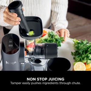 Ninja Cold Press Juicer – Grey, Slow Extraction