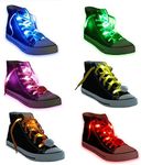 Acmee 6 Pair LED Shoelaces - High Visibility Soft Nylon Light Up Shoelace with 3 Modes in 6 Colors for Night Safety Running Biking, Or Cool Disco Party, Cosplay, Hip-hop Dance