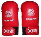 Approved Goodwin Karate Hand Gloves Red-Size-Free (Red)