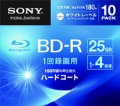 Sony Blu-ray Disc | BD-R 25GB 4x - Ink-jet Printable 10 Pack | 10BNR1VGPS4 (Japanese Import) by Sony