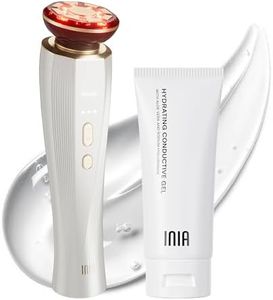 INIA 3-in-1 Red Light Therapy for Face and Neck, Skin Tightening Device True Beauty Glow Facial Massager for Skin Care, Effective Wrinkle Reduction Anti-Aging with Lifting, Tightening, Infusing
