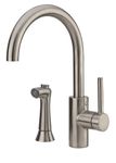 Pfister LF0294SLS Solo 1-Handle Kitchen Faucet with Side Spray, Stainless Steel, 1.8 gpm