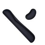 Keyboard Wrist Rest and Mouse Wrist Rest Combo, Made of Memory Foam,Superfine Fibre and Gel.for Typing and Gaming,Office and Home.