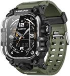 amBand for Apple Watch Ultra 2/1 Case, M3 Tactical Shockproof Band with Screen Protector for iWatch 49mm, Perfect Accessories for Fitness/Outdoor Enthusiasts Military Fans Fashion Seekers - Army Green