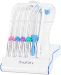 Hwxtoxy Replacement Tips for Waterpik Water Flosser Waterpik' Replacement Parts, Storage Case & AquaFlosser 6 Tips (Aquaflosser 6 Tips-A)