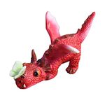 Top Collection Miniature Fairy Garden and Terrarium Mini Red Dragon Playing with Butterfly Figurine