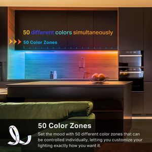 Tapo Smart LED Light Strip, 2x5m – Color Changing, WiFi Controlled