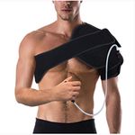 NatraCure Universal Shoulder Support with Hot & Cold Compression 16032 - (Left/Right Shoulder Brace) - (for Shoulder Sprains, Strains and Post Rotator Cuff Surgery)