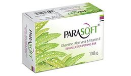 Salve Parasoft Daily Skin Nourishing Bathing Bar For Dry & Sensitive Skin with Goodness of Aloe Vera, Glycerine & Vitamin E - 100 gm
