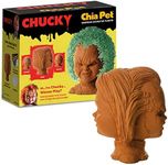 Chia Pet Chucky Childs Play with Seed Pack, Decorative Pottery Planter, Easy to Do and Fun to Grow, Novelty Gift, Perfect for Any Occasion