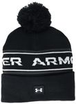 Under Armour Unisex Pom Beanie Black Mens