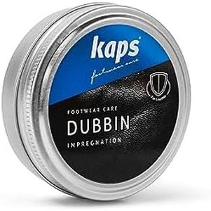Cera Dubbin Per Scarpe Di Qualità, Nutrimento E Impermeabilità Per Pelle, Kaps Dubbin, 3 colori (Trasparente, 50ml)