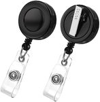 2 Pack Badge Reels Retractable with