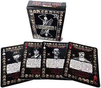 Serial Killer Playing Cards - 54 Unique American Serial Killer Cards