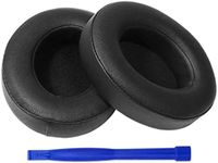 JALPolat® Replacement Ear Pads Cushions for Beats Solo 2 & 3 - Wireless ON-Ear Headphones Earpads – Comfortable Noise Isolation Extra Thick Memory Foam, Soft & Long Lasting (Black)