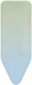 Brabantia Ironing Board Cover C 48.8 x 17.7 in – Soothing Sea | 100% Cotton Top Layer with 0.3 in Foam Padding for Size C Ironing Boards | Durable, Washable, and Easy to Install