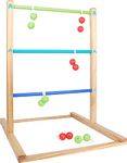 Small Foot 12034 "Active Wooden Throwing, Outdoor Game for Young and Old, from 3 Years, Multicoloured